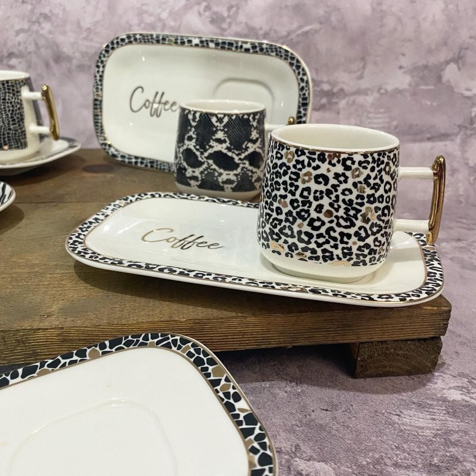 Acar Forest Coffe 6 Kişilik Fincan Takımı