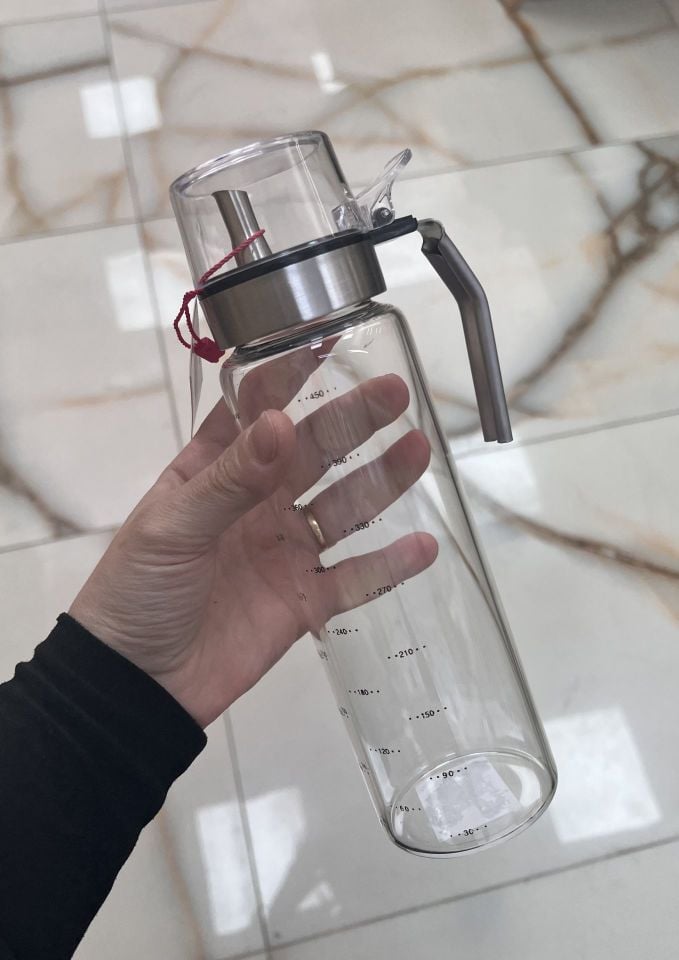 Acar 1000ml  Cam yağdanlık