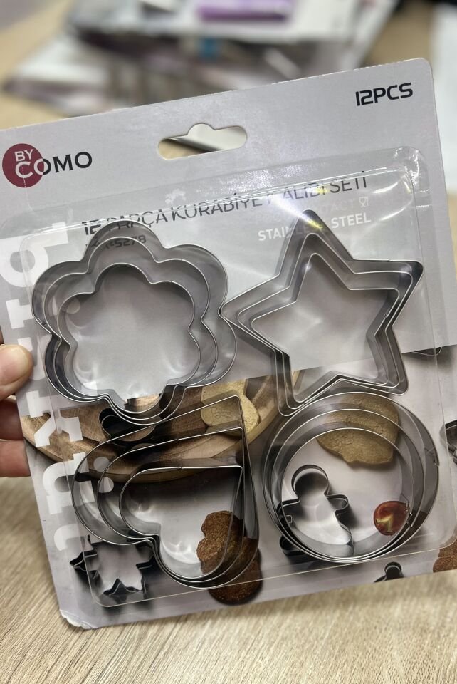 12 Parça Kurabiye Kalıbı