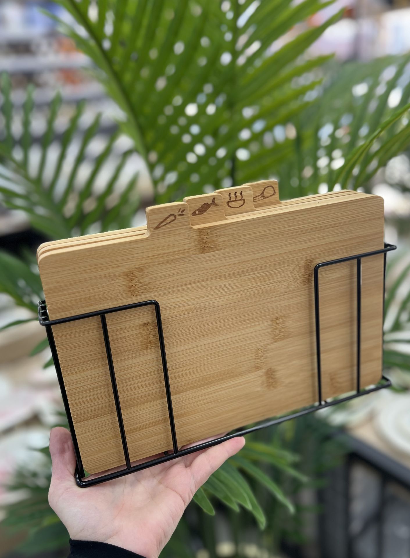 STANDLI BAMBU 4lü KESME TAHTA SET(7B11)