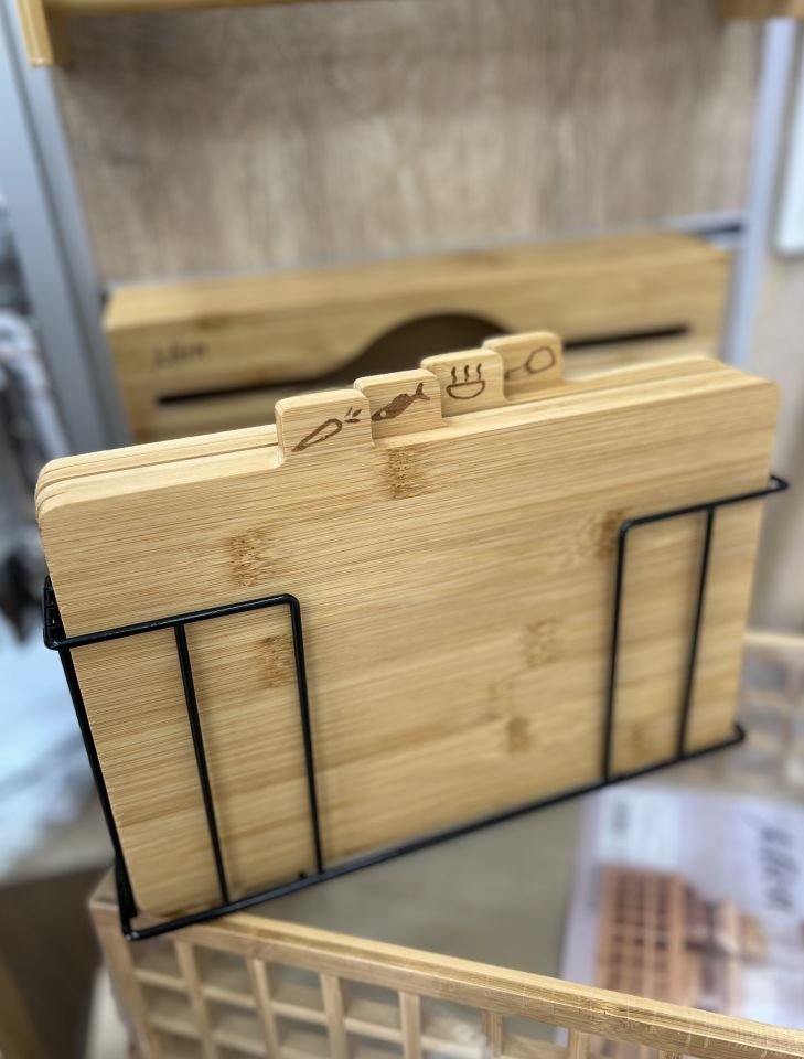 STANDLI BAMBU 4lü KESME TAHTA SET(7B11)