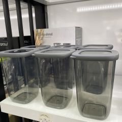 VP-052 Kumsal 6 Adet Erzak Saklama Kabı 1200ml