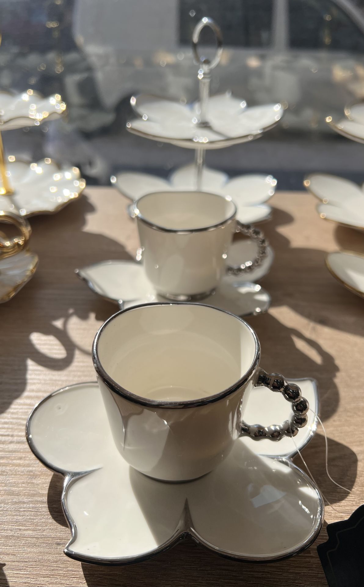 KAI-7648 JOYCE 2Lİ  KURABİYELİKLİ SET (SİLVER)