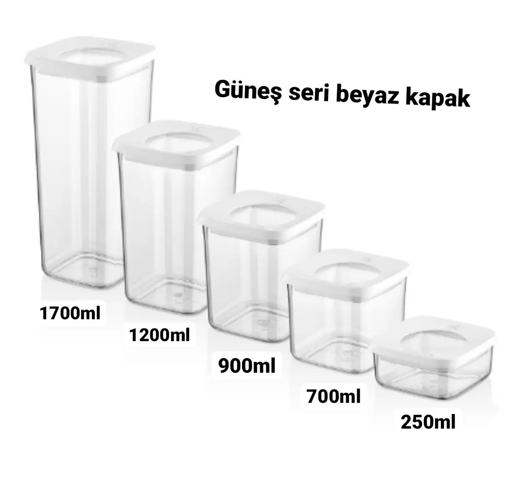 VP-283 Güneş 5li Erzak Kavanozu