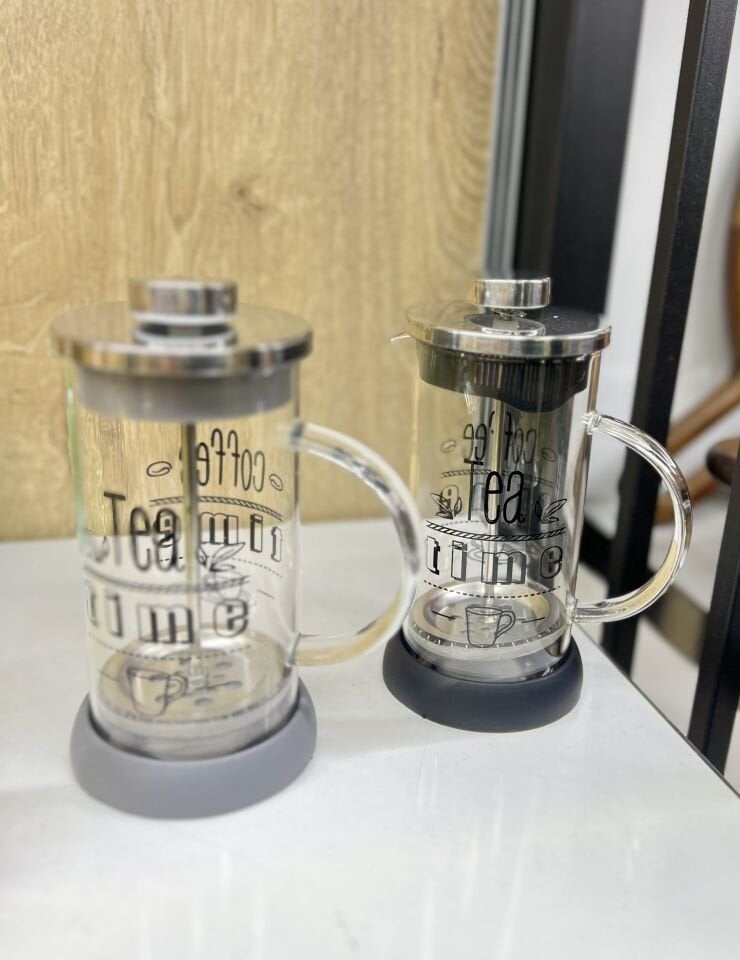 350 ML BOROSİLİKAT CAM FRENCH PRESS