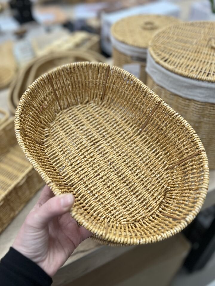 OVAL RATTAN EKMEK SEPETİ