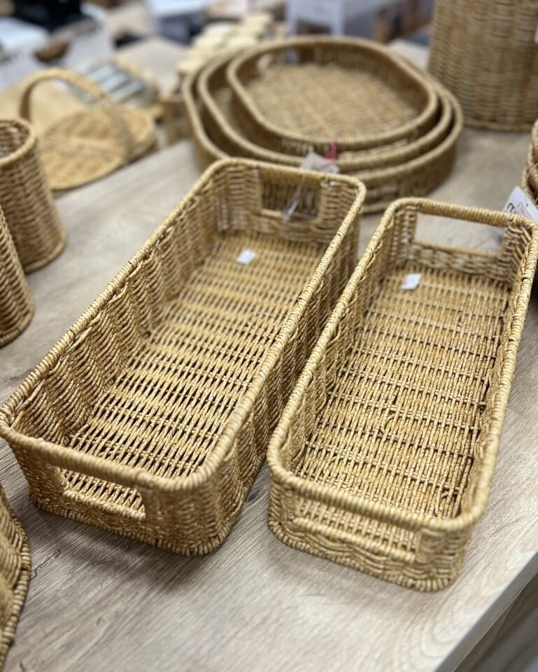 2Lİ DİKDÖRTGEN RATTAN ORGANİZER