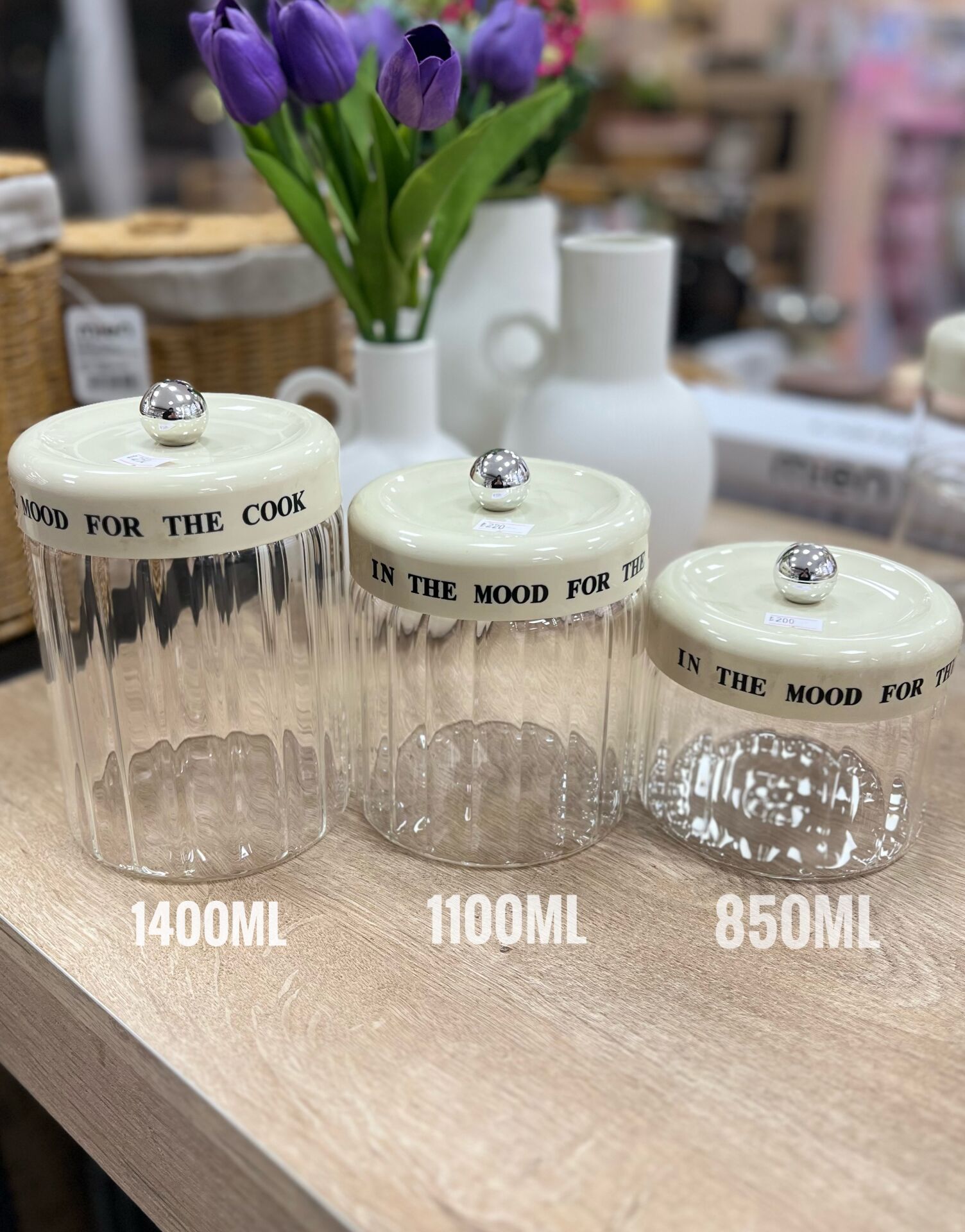 1ADET  1100 ML MEST CAM KAVANOZ (Mien-3H06)